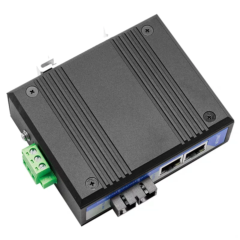 High Tech 1 Optical 2 Conductive Ethernet Optoelectronic Switch Industrial Grade UT-60-D2T1SC