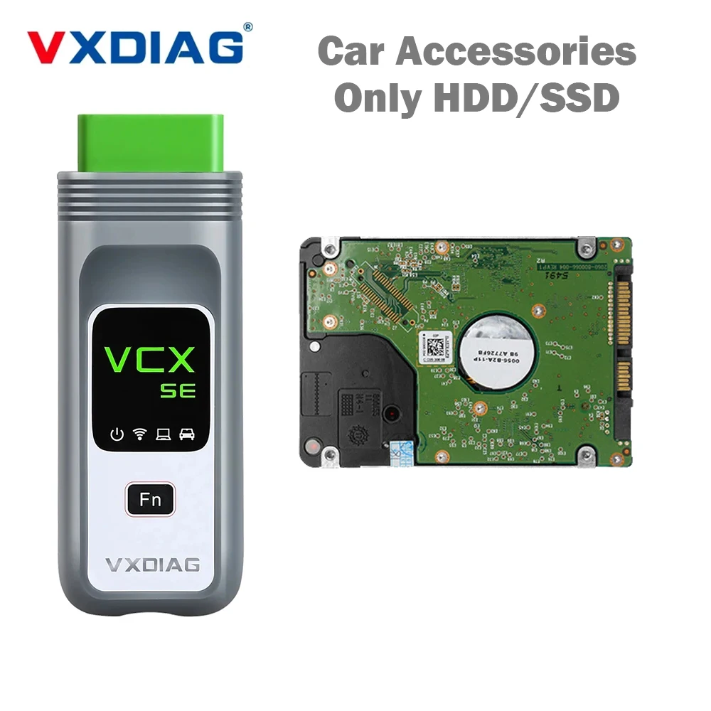 VXDIAG VCX Universal  Car Accessories HDD/SSD For Benz C6 For JLR For VW Diagnostic Tool Hard Disk For Ford Mazda Fre Shipping