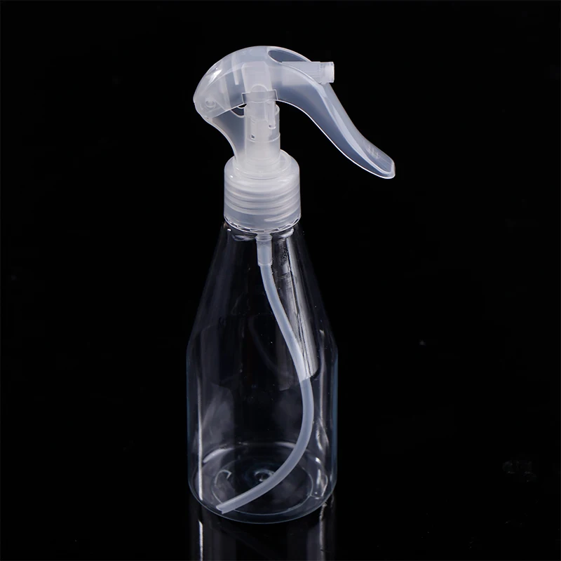 Botella de Spray de belleza de 200ml, botellas vacías para peluquería, pulverizador de agua para plantas de mascotas, herramientas de estilo de cabello transparente para el hogar