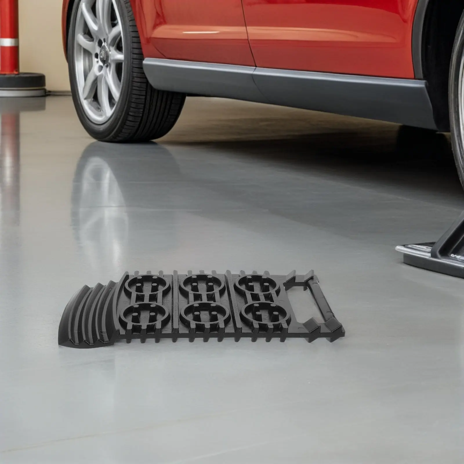 2Pcs Car Traction Anti-Skid Board Portable Emergency Escape Mats Snow -Road Vehicle Recovery Tracks Car Traction for Snow