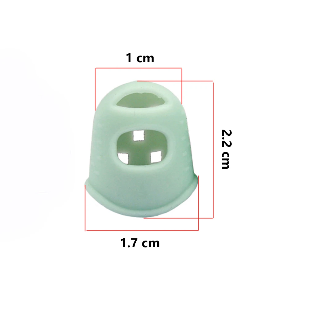 

4 pcs Silicone Finger Guitar Guards Fingertip Protectors Comfortable Reusable Guitar Finger Covers Thumb Caps For Beginners