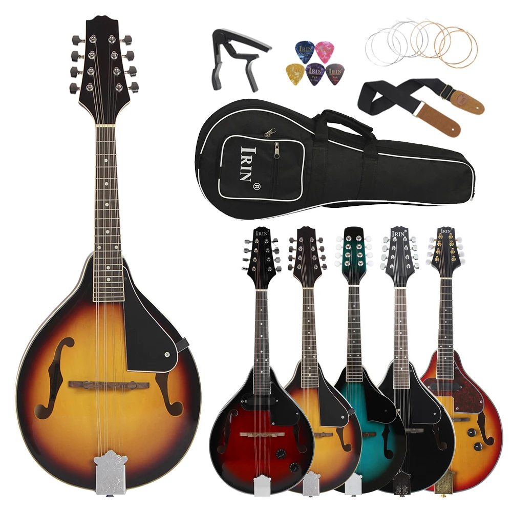 IRIN 8-String Electric Mandolin Blue Sunset Color