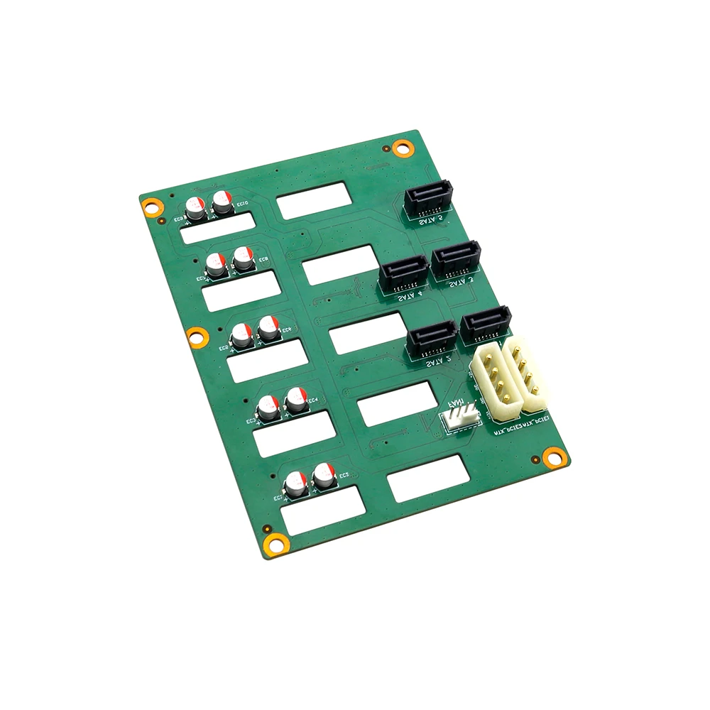 N1 Backplane for 5 SATA HDDs, High - Compatibility, Fast Installation for Data Storage