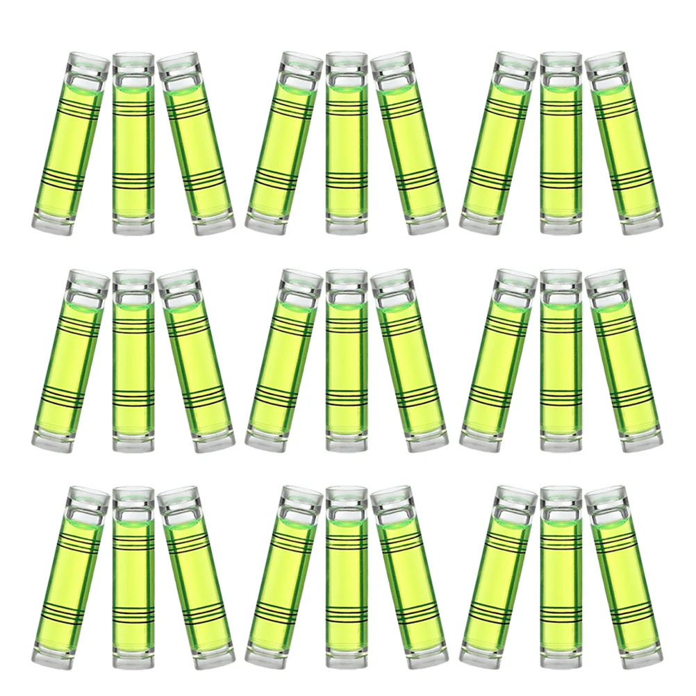 Bubble Spirit Level 50Pcs Bubbles Horizontal Rulers Mini Cylindrical Level Rv Standard Levels Camping Trailer Photo