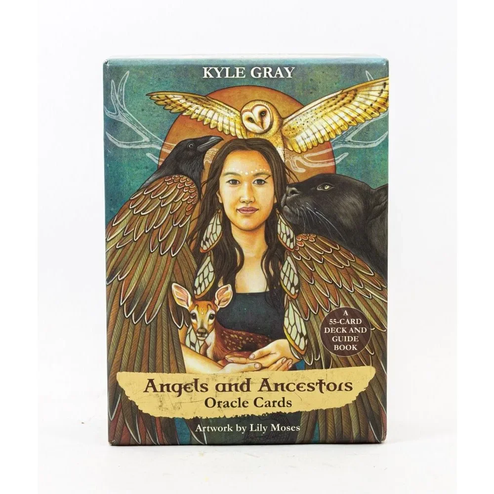 Angels and Ancestors Oracle Cards 55-Card Deck and Guidebook Kyle Gray Complete