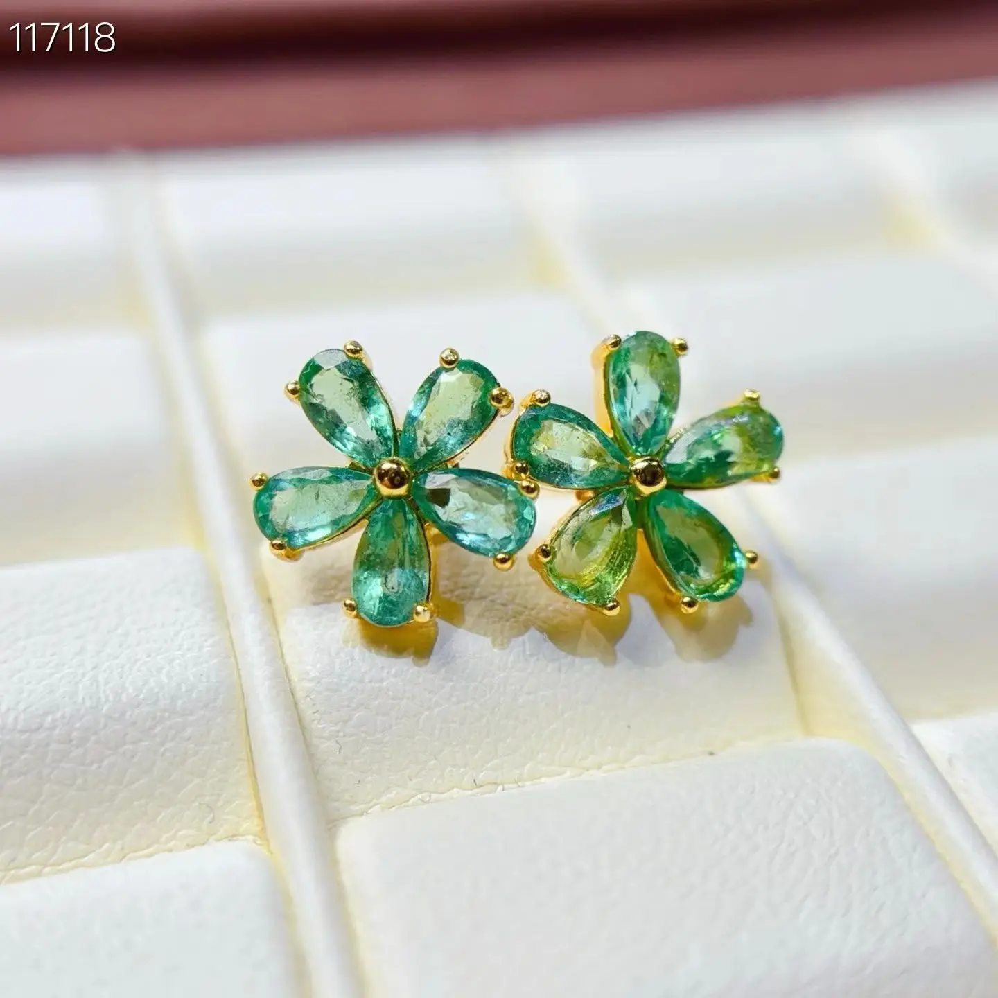 

Милые серьги-гвоздики из серебра 925 пробы с драгоценными камнями, серьги с натуральным изумрудом 3 мм * 5 мм, 2 карата, ювелирные изделия из настоящего изумруда