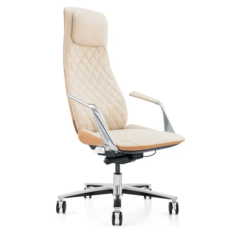 High End Premium Luxury Bifma Italy Genuine Leather Office Chair For President And CEO