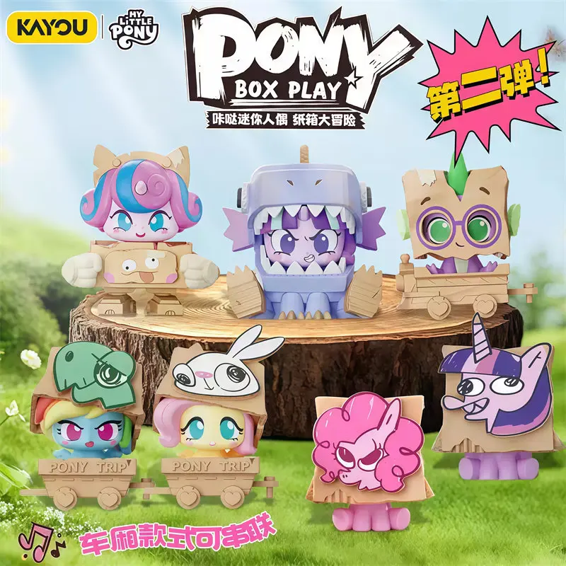 Kayou My Little Pony Engel ‌ Rarity Gummy Rainbow Dash Tank Fancy Pony Serie Anime-Figur Bausatz Spielzeug Überraschungsbox Geburtstagsgeschenk – Detail 7