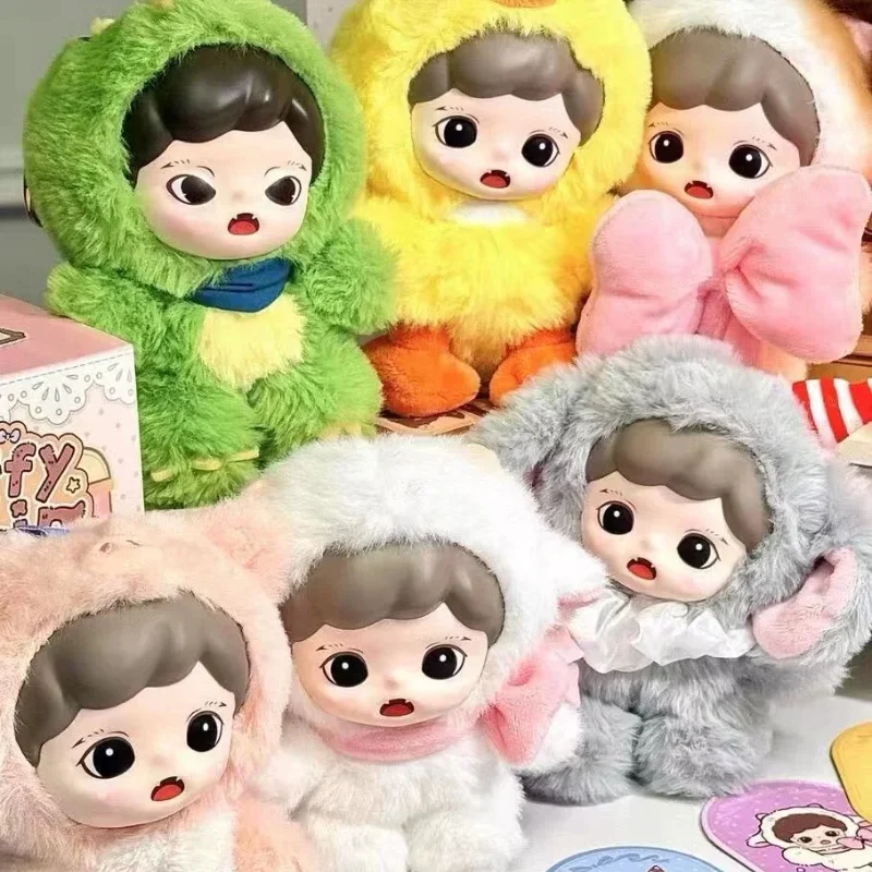 

100% Genuine Baby Zoraa Fluffy Cabin Series Blind Box Vinyl Plush Mystery Box Dolls Action Anime Figure Toys Birthday Gifts