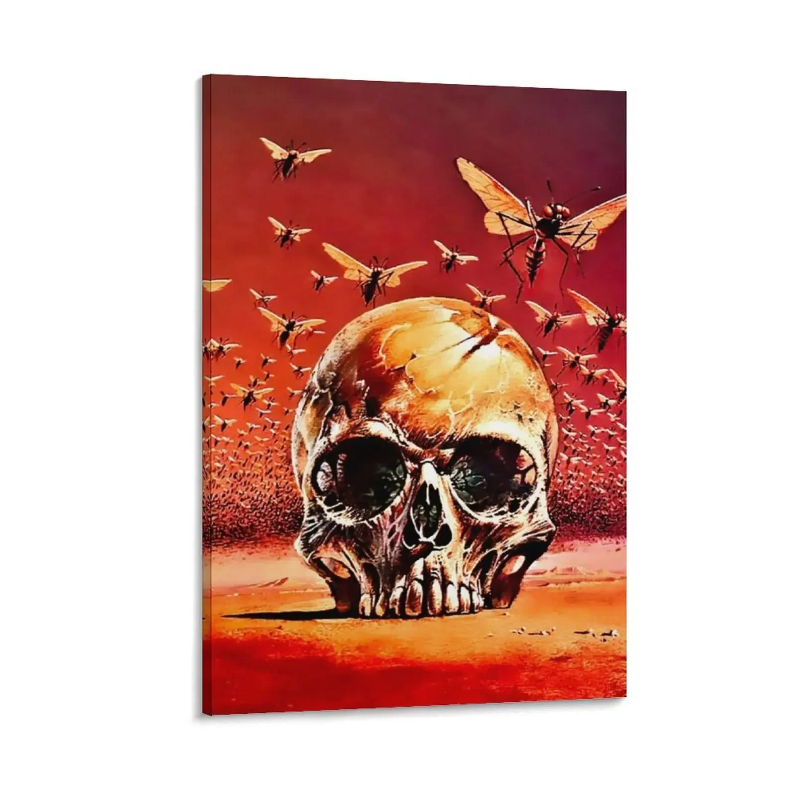 

Alien Skull - Vintage Sci-Fi Art Canvas Painting room decoration decorative wall poster home decoration luxury Bedroom deco