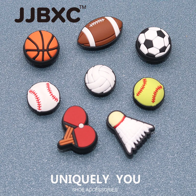 

JJBXC CHARM Shoe Buckle Shoe Accessories Cartoon Football DIY Fashion Shoes Accessories Suitable for cross Shoes