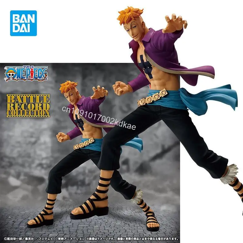 

В наличии Bandai Original ONE PIECE BATTLE RECORD COLLECTION-MARCO около 14 см, аниме-фигурка, модель, коллекционные игрушки, Рождественский подарок
