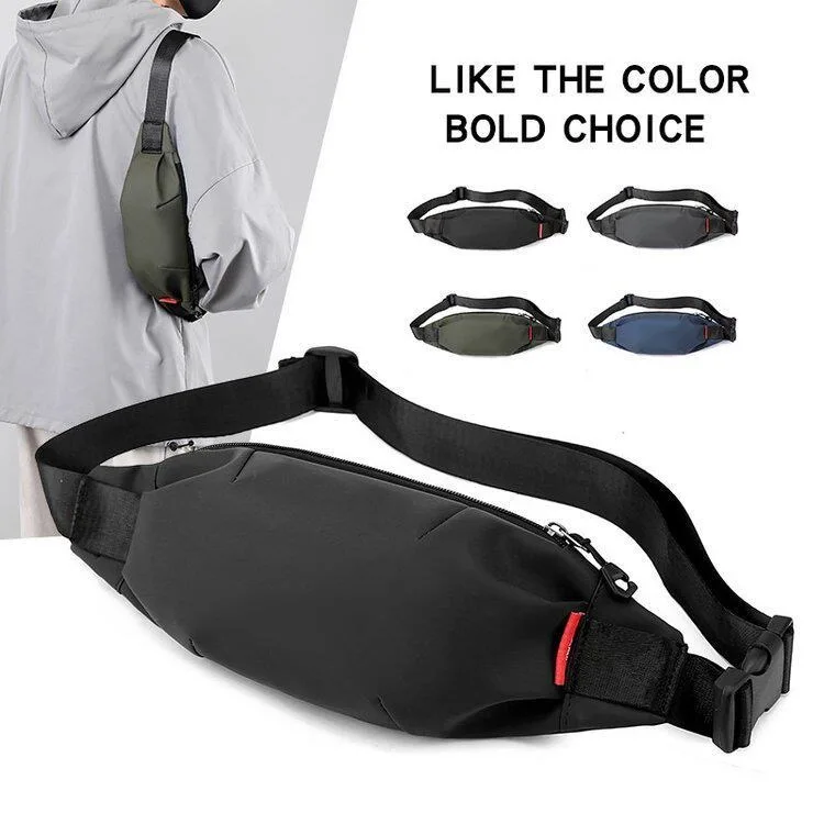 

Men Waist Bag Young College Students Travel Men Crossbody Bag Male Belt Bag Waterproof Fashion Chest Bags Мужская Сумка Поясная
