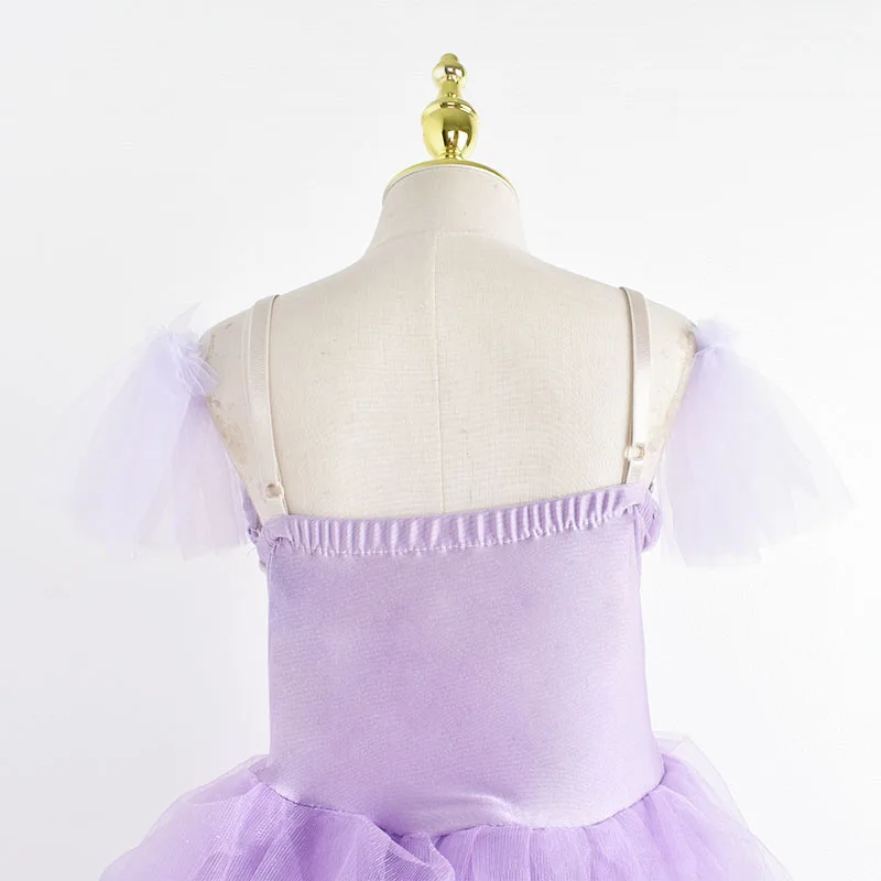 Tutú de Ballet profesional para niñas, plato azul y rosa, tutú de panqueque, vestido de fiesta de bailarina, traje de baile de Ballet para mujeres y niños