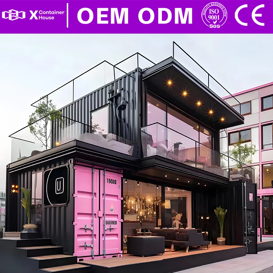 Prefab Capsule House Prefabricated Luxury Houses Ready to Live in 2 Bedroom 40ft Container House Modular Houses Containers Tiny