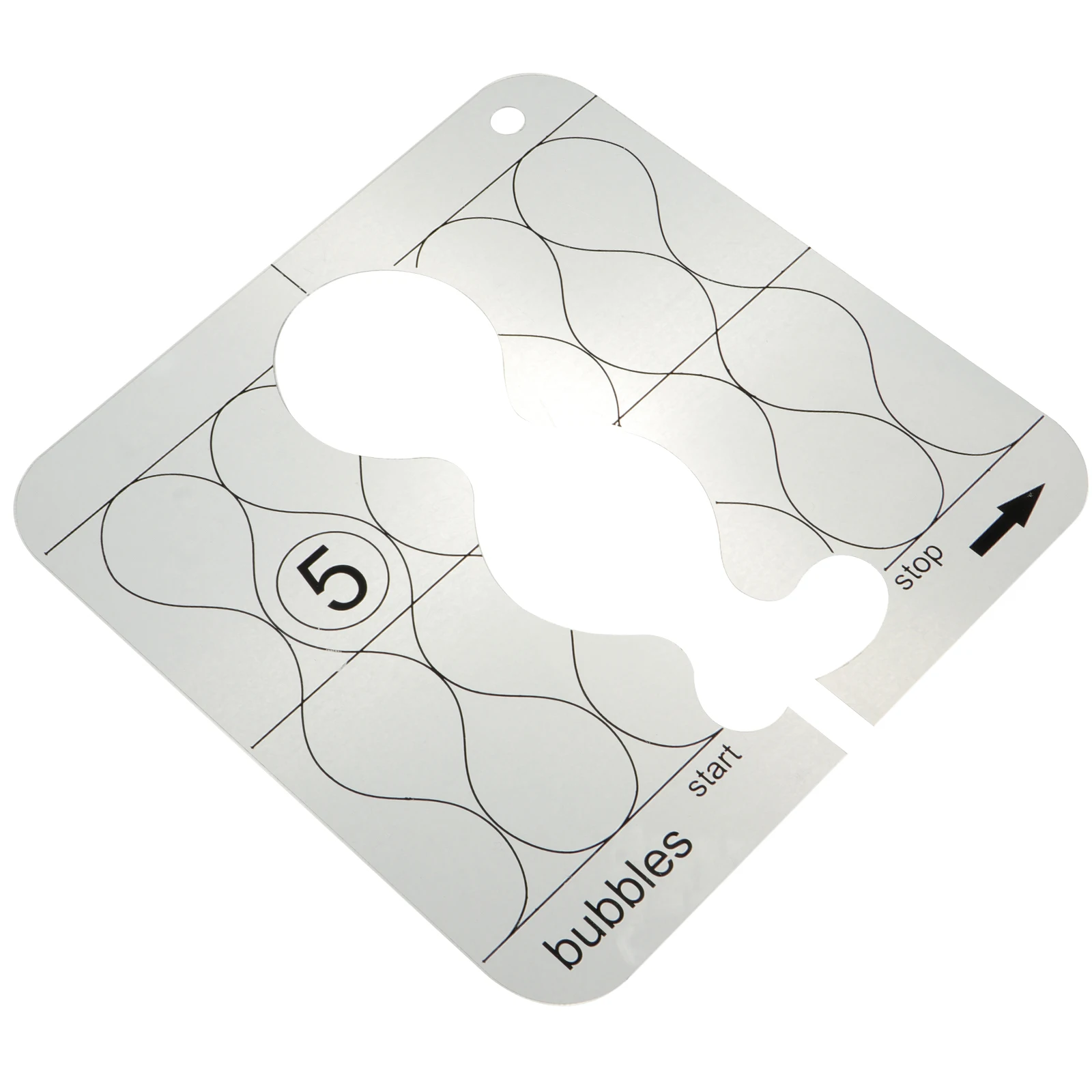 

1Pcs Acrylic Patchwork Ruler Hollow Design Transparent Quilting Sewing Template Fabric Stitching Tool Quilting Ruler