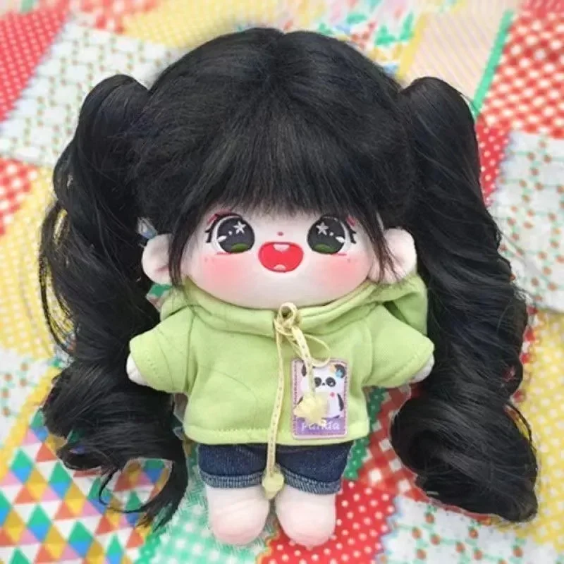 BJD 인형 가발 머리핀 소녀 장난감 원피스 게임 액세서리 머리 머리핀, 긴 곱슬 볼 헤드 번들 머리핀