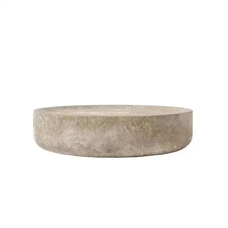 طاولة جانبية مستديرة حديثة شفافة يابانية صناعية بسيطة ولطيفة لتوفير المساحة وقهوة فريدة من نوعها أثاث غرفة المعيشة #6