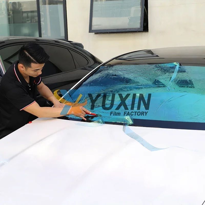 Chameleon Front Window Tint Solar Film 70% Vlt Color Changing Chameleon Window Tint For Cars