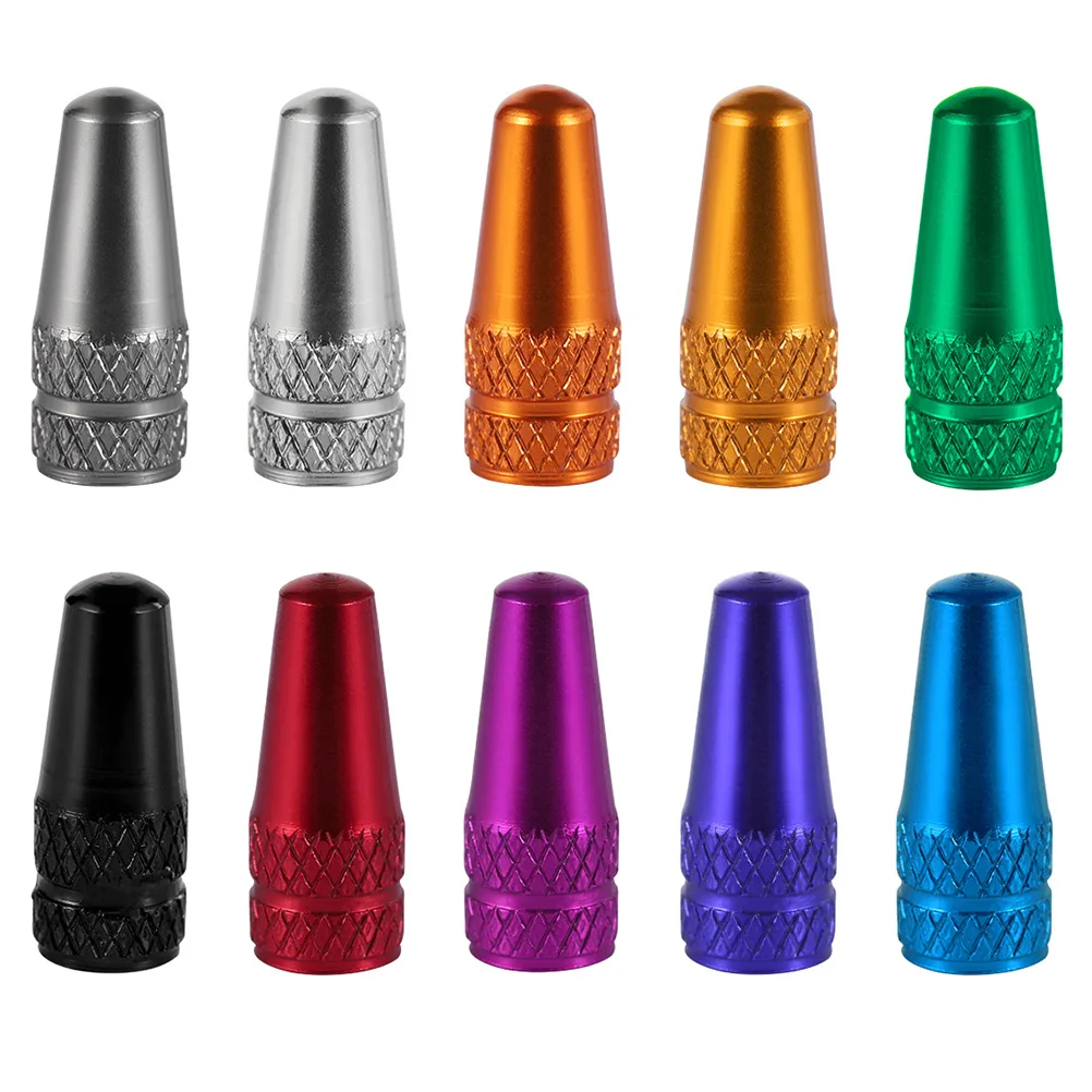 

30 Pcs Valve Bike Tire Caps Aluminum Alloy Dust Cover French Fits Motorbike Bicycle Prevents Leakage Easy Install