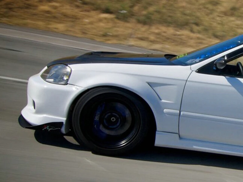 

suitable for For Honda 99-00 EK Civic Hatch Back JS Front Fender +20mm