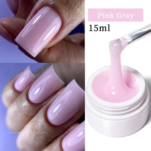 Imagen 2 del producto UR SUGAR-esmalte de uñas en Gel, 15ml, forma de dedo, transparente, rosa desnudo, arte de uñas, camuflaje, Gel duro, manicura acrílica