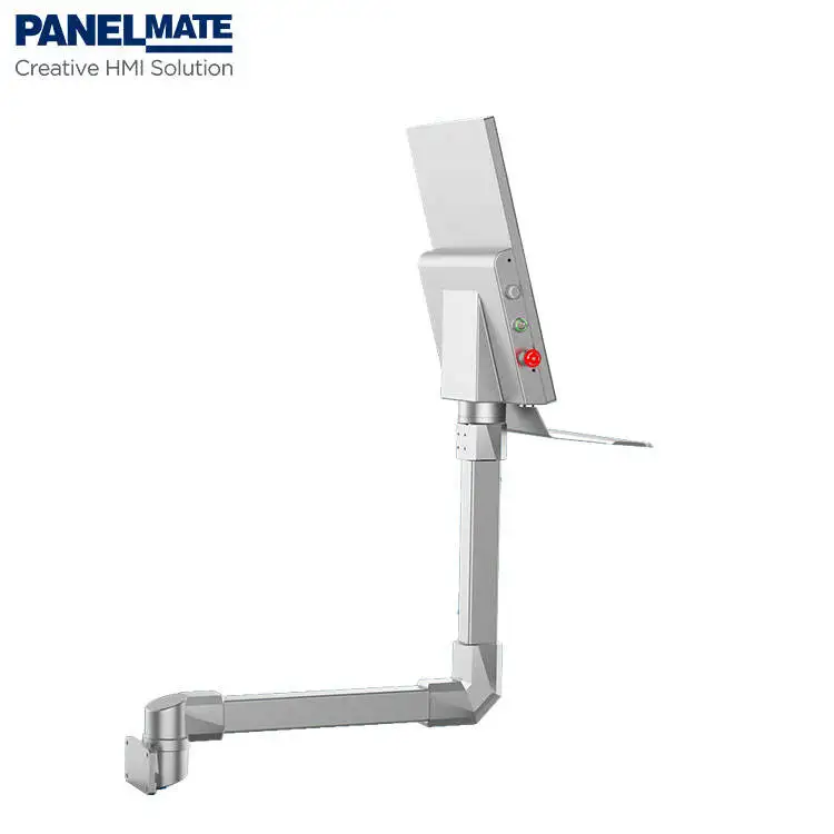 21.5 Inch Industrial Touchscreen  Supported Arm System Bottom Wall Mount Industrial Display