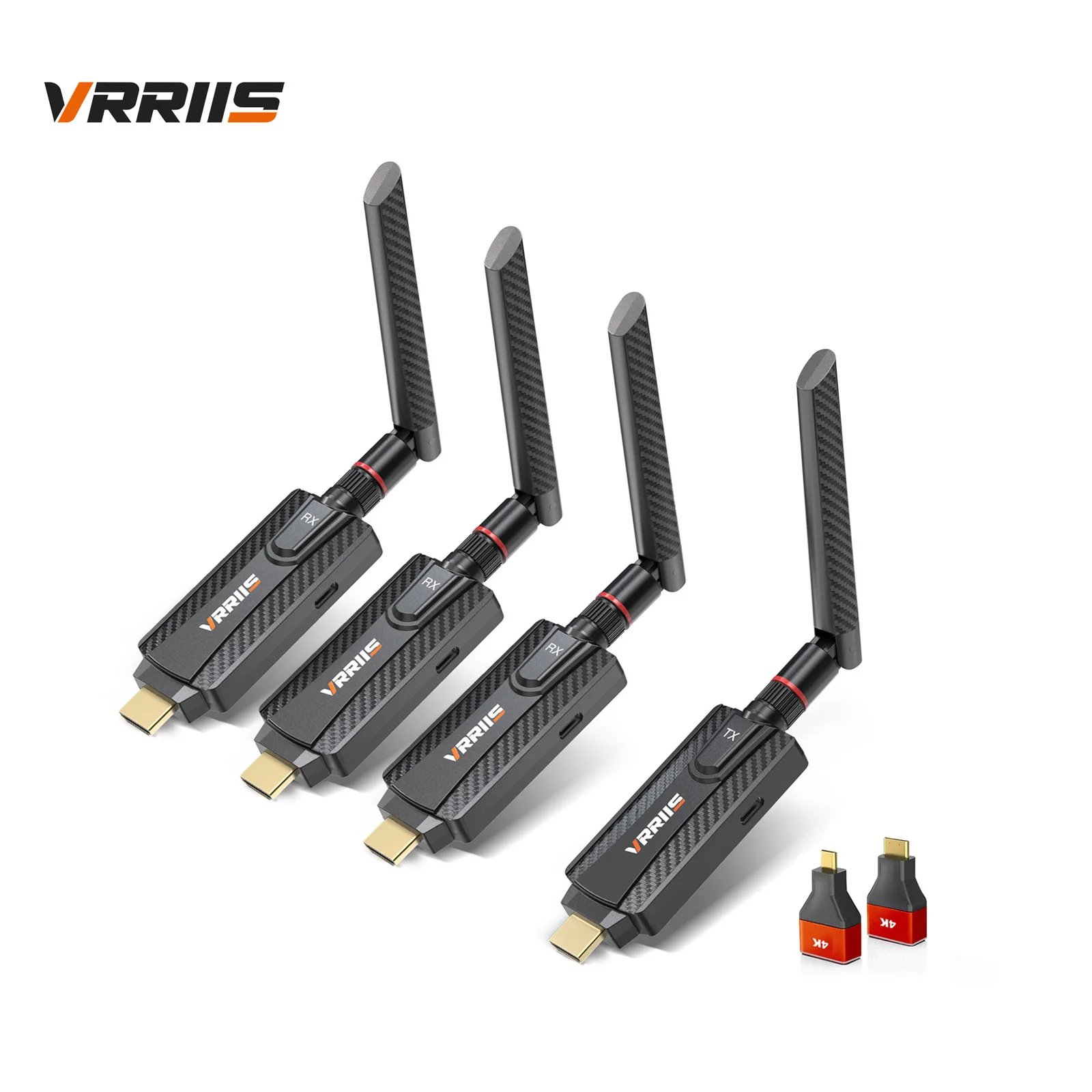 200M 5G Draadloze HDMI Audio Video Zender Ontvanger Extender 1TX Naar 1 2 3 4RX TV Box Camera Laptop PC Naar TV Monitor Projector