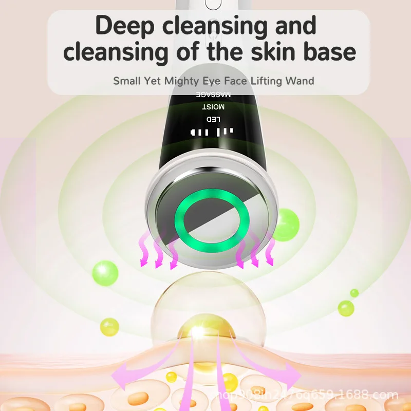 4 em 1 massageador facial ferramentas de cuidados com a pele face lift multifuncional dispositivo firme rejuvenescimento da pele remoção de rugas rosto beleza