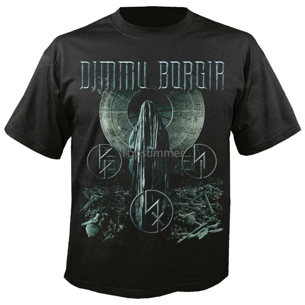 Masculina e Feminina Dimmu Borgir Forças da Luz do Norte T-Shirt, Moda Unissex, Metal, Licenciada