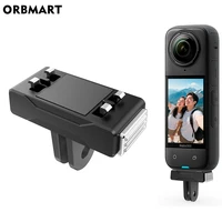 ORBMART Soporte de liberación rápida para Insta360 X5, base adaptadora magnética de aluminio para accesorios Insta 360 Ace Pro 1 2