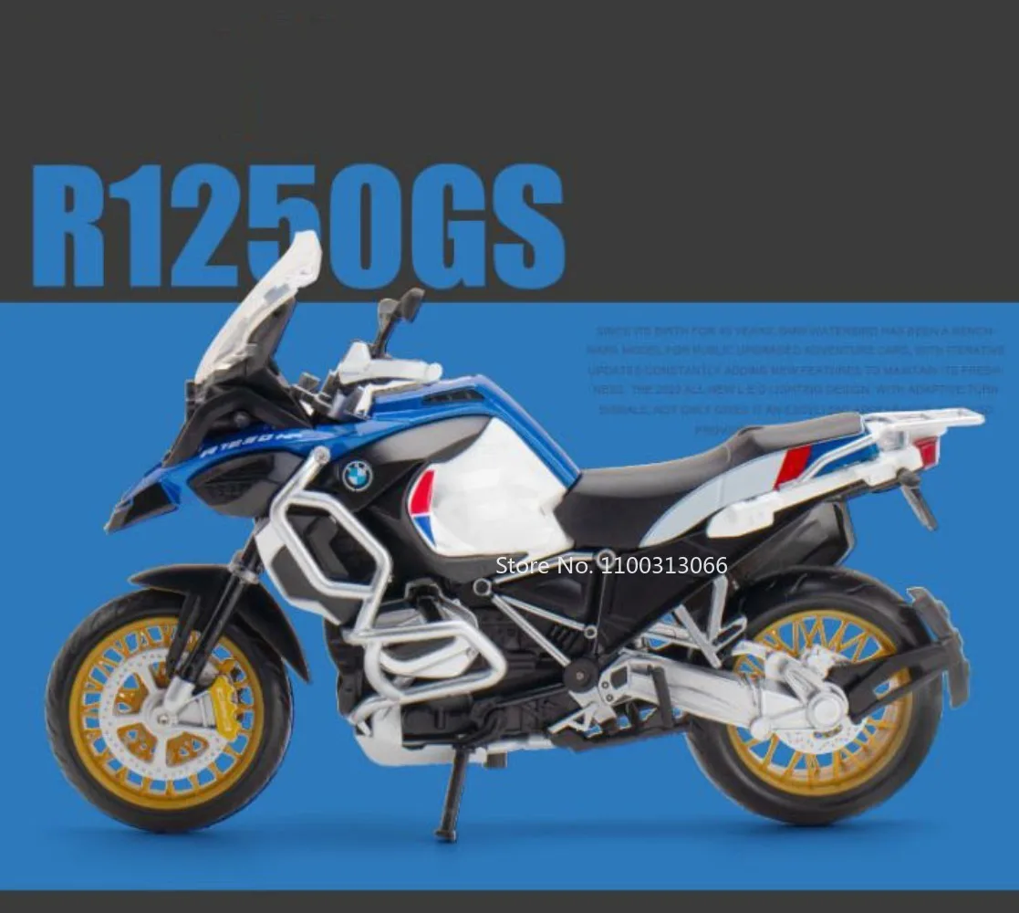1:12 ‌ Honda ‌ CB400X Spielzeug-Motorradmodelle, Legierung, Druckguss, BMW R1250GS, Stoßdämpfung, Vorderrad, Lenkung, Sammlung, Motorräder – Detail 11