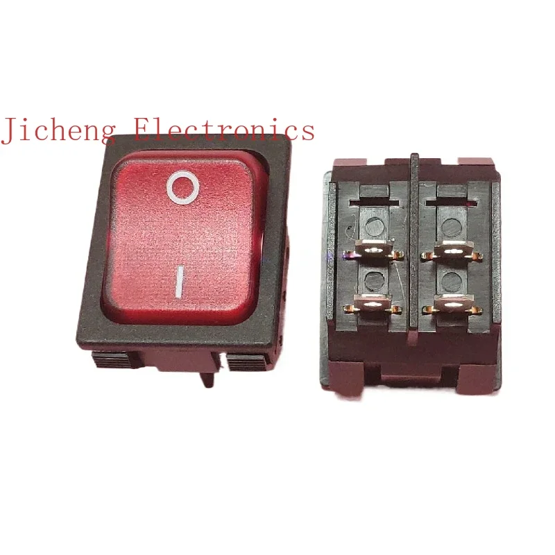 

10PCS Ship type switch opening with light 22X30 dual channel R13-87B red 220V