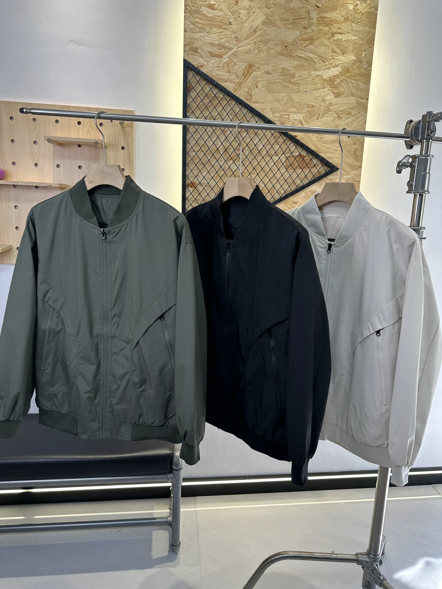 

Американский Sle, повседневная свободная рабочая одежда с бейсбольным воротником, мужская весенне-осенняя модная ветрозащитная спортивная верхняя одежда с застежкой-молнией