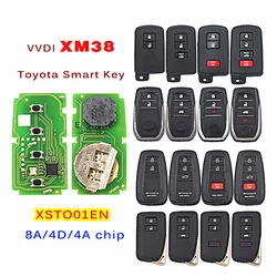 Xhorse XSTO01EN XM38 Smart Schlüssel Proximity Remote Key 8A 4D 4A Chip für Toyota Lexus Aktualisiert Version von VVDI XM schlüssel Shell