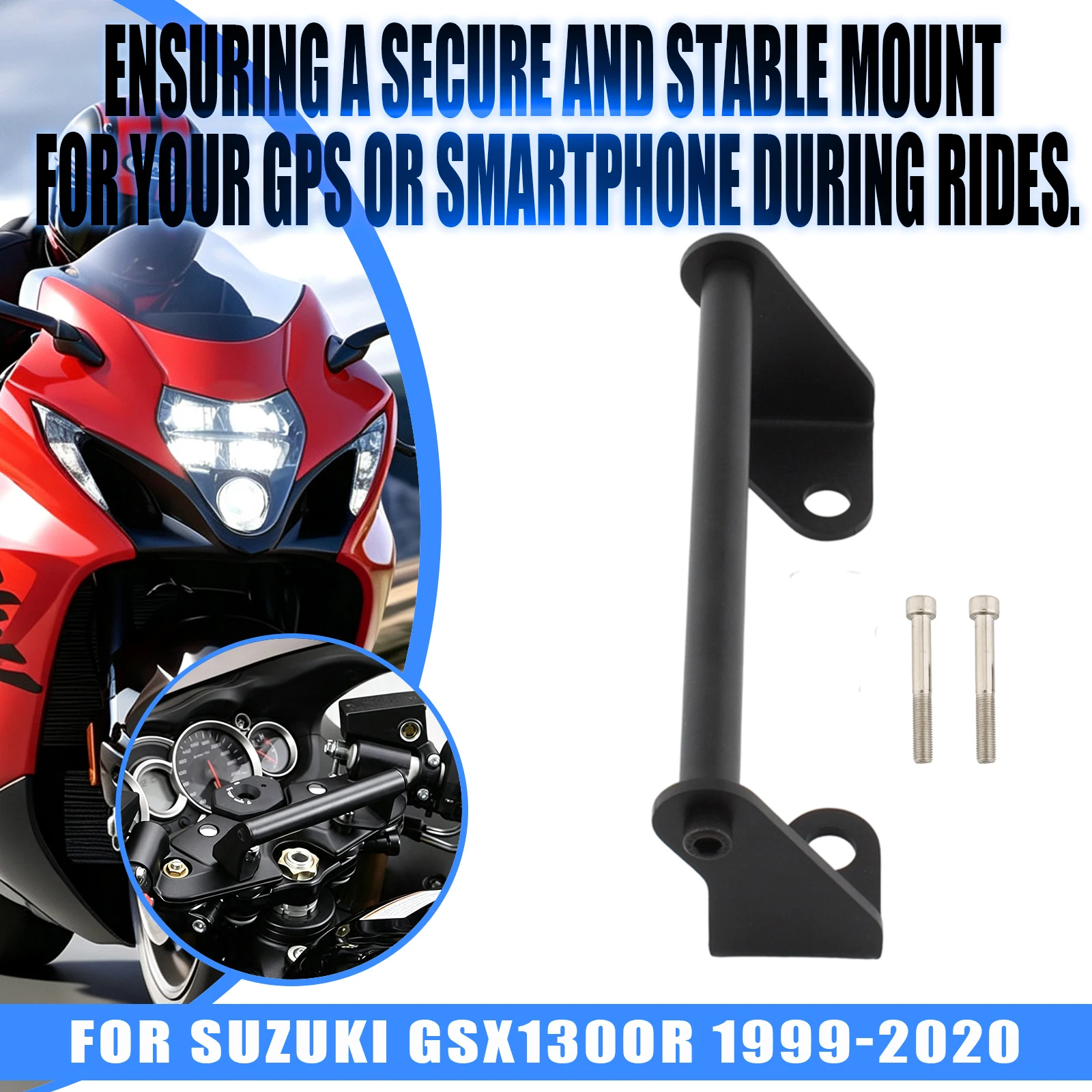 オートバイアクセサリー-モバイルフォンホルダー-スタンド-サポート-gpsナビゲーションブラケット-スズキ-gsx1300r-1999-2020用