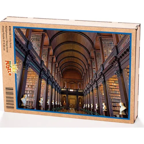 King Of Puzzle Trinity College Library Wooden Jigsaw Puzzle 204 Pieces (KT02-CC)