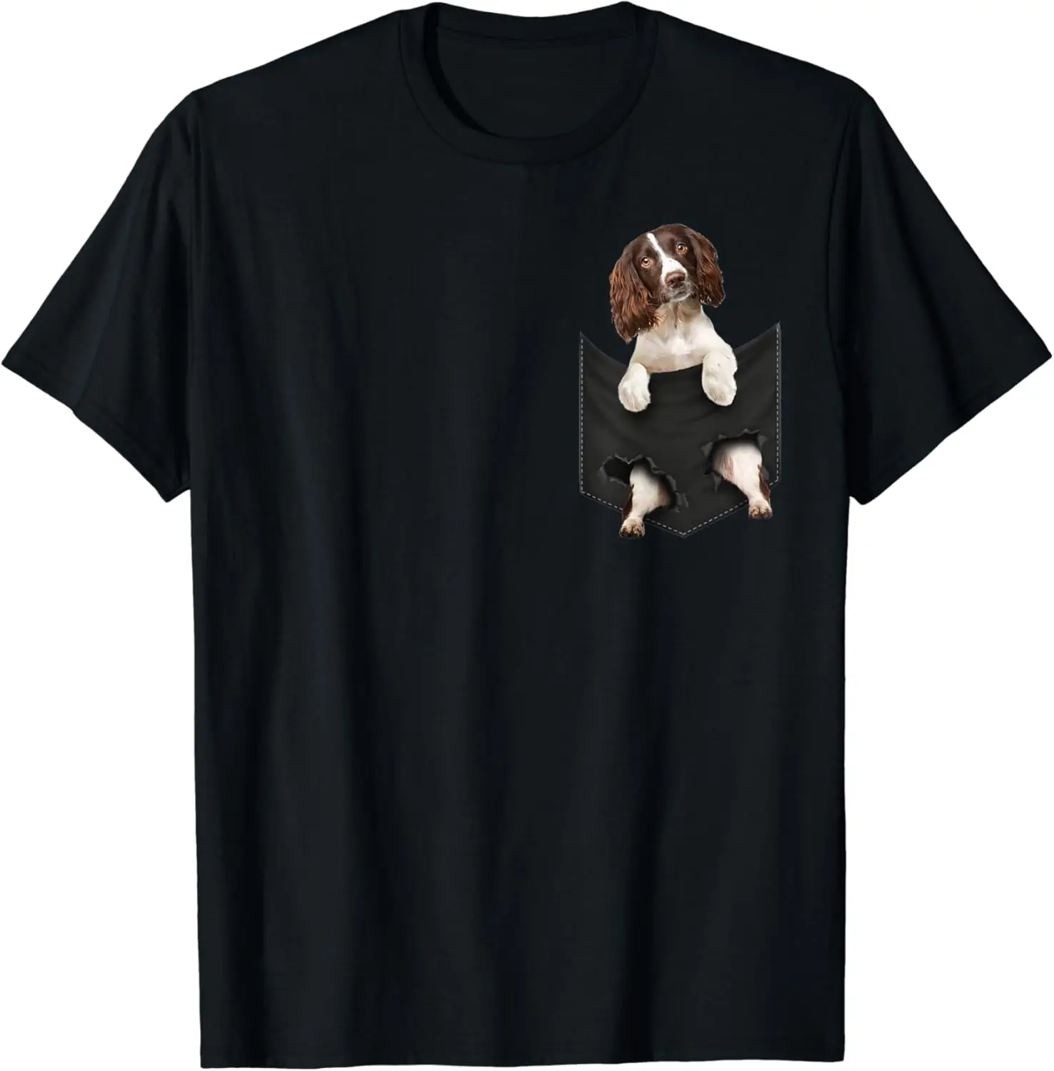 

Funny English Springer Spaniel in Your Pocket Dogs Lovers T-Shirt