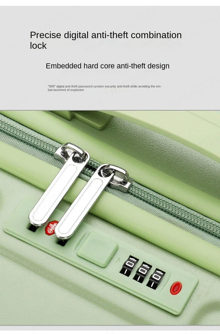 20/24 inch Quality Suitcase Universal Wheel Luggage Password Lock Boarding Carrier Fashion Trolley Case