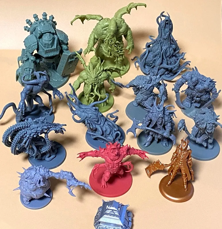 Lot Warriors Vampire Hastur Gods Monster Abomination Miniatures Zombicide Cthulhu Wars HATE Darkest Dungeon Board Game TRPG Toy