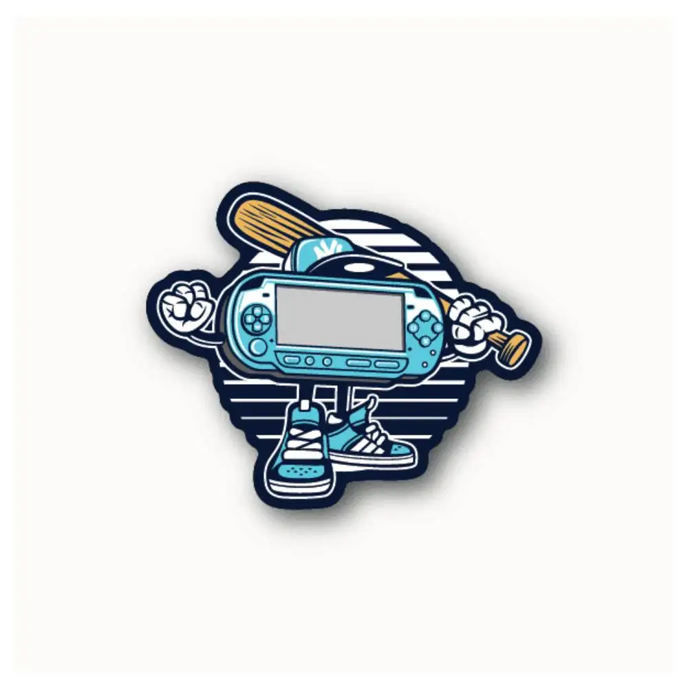 Gamer Baseball Player Waterproof Stickers For Decorating Car Windows Motorcycles And Computers.