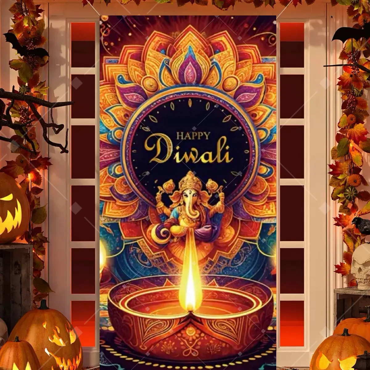 Diwali Decoration Party Backgr - Indian Wedding Supply ulasan dan harga