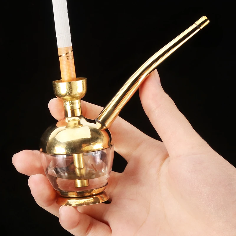 

Portable Mini Tobacco Smoking Pipes Health Tube Filter Water Pipe Resin Material Tube Holder Accessory