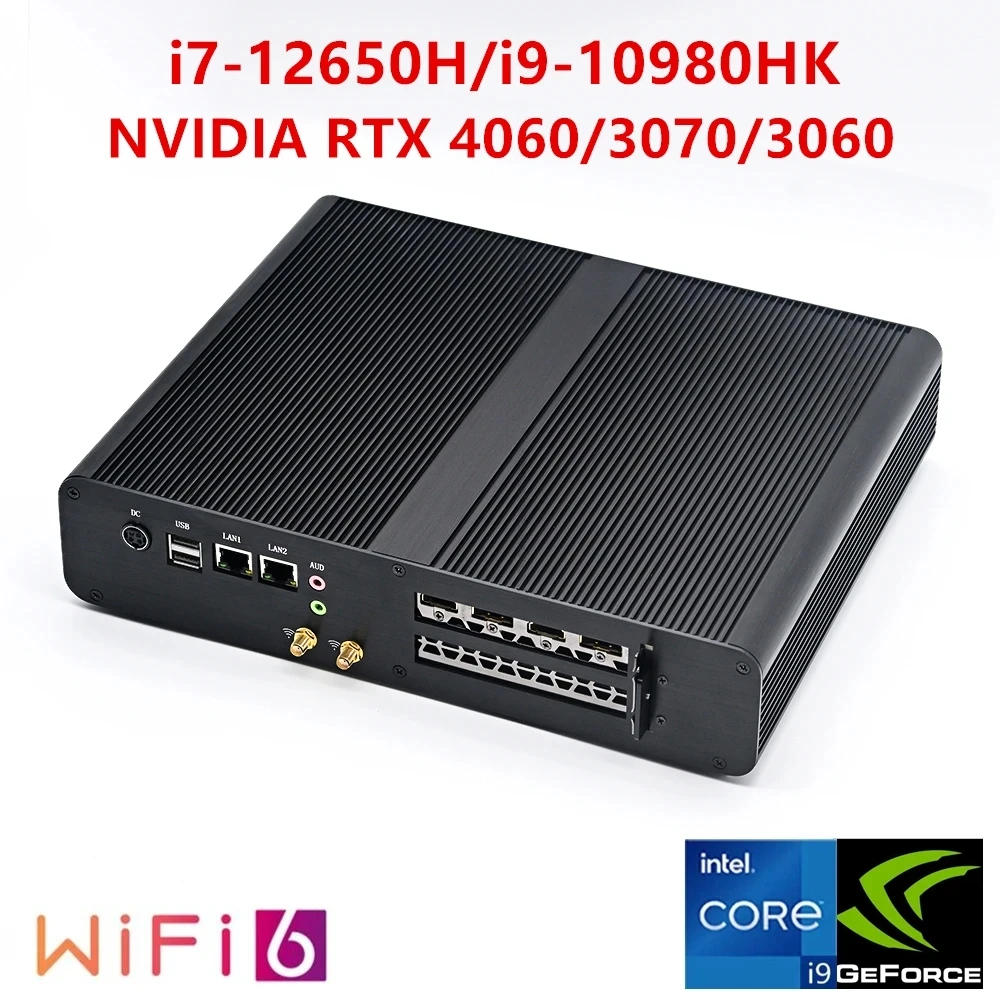 

Desktop Gaming Mini Computer Intel Core i9 10980HK i7 12650H NVIDIA Graphic RTX 4060 3070 3060 Mini Gamer PC Windows 11 WiFi6