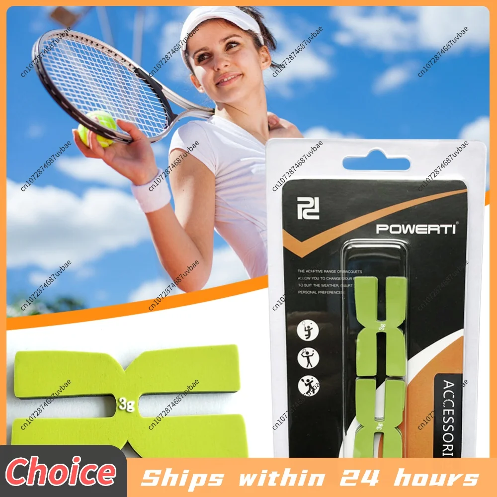 6Pcs 3g Tennis Racquet Weight Balance Tapes Silicone Tennis Badminton Racket Weight Balance Strips H-Shaped for Tennis Badminton