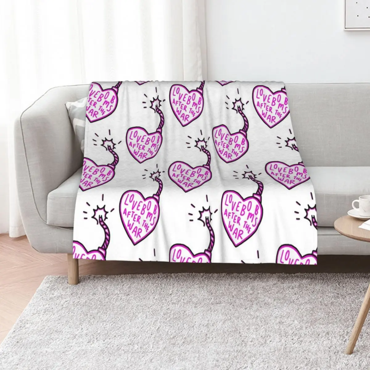 Lovebomb Nessa Barrett Throw Blanket Sofa Quilt for babies warm winter Plaid Extra Large Throw Sofa Blankets