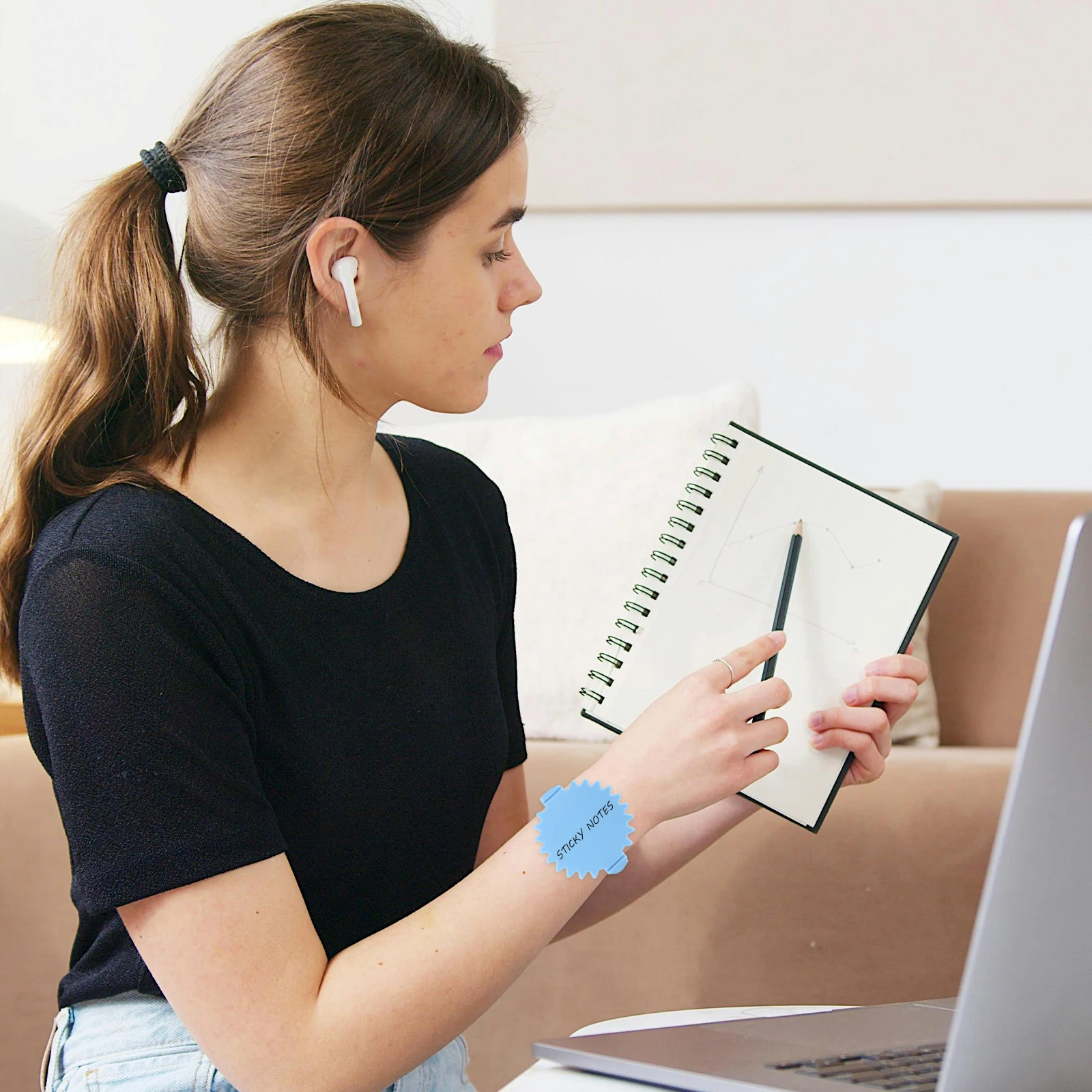 

3 Pcs Wristband Silicone Notepad Bracelet Erasable Wrist Notepad Slap Band for Slap Bracelet Task List Reminder