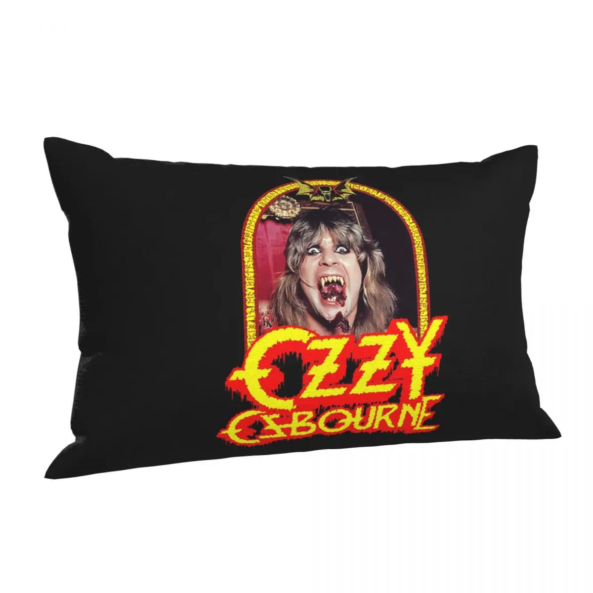 Ozzy Osbourne Merch أمير الظلام مستطيل المخدة غطاء الوسادة ديكور غرفة نوم السرير المنزل الراحة رمي وسادة