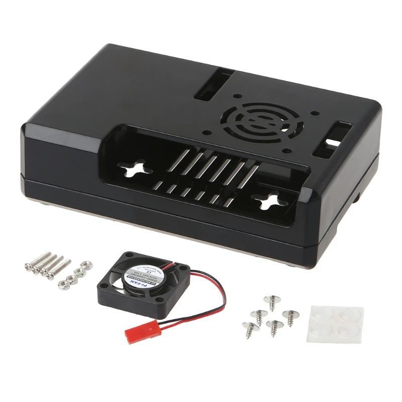 Acrylic for Case for Raspberry 3 Model Raspberry for Case with Cooling Fan Heatsinks for Raspberry 3