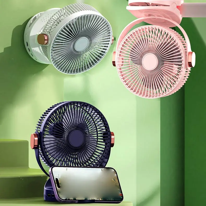 

49%off--Ventilador silencioso portátil con luz nocturna